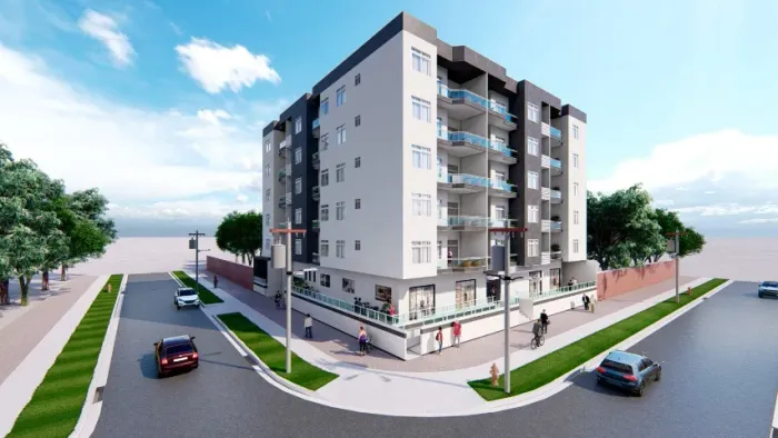 Fachada 3D Projeto Residencial Comercial Ambientação Externa