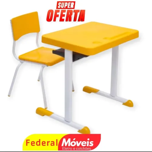 Mesa Plástica Escolar Juvenil - Prática, Durável e Segura