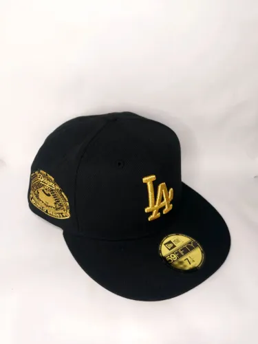Boné Los Angeles Dodgers preto - New era - 59fifty - Baseball - Mlb - World Séries