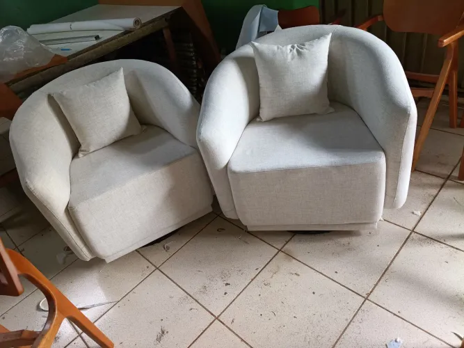 Poltronas orgânicas  giratória vários modelos e tamanhos 
