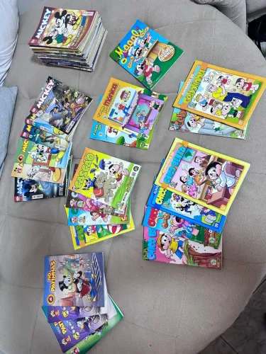 Gibis Coleção de Revistas em Quadrinhos - Mickey, Turma da Mônica, e mais!