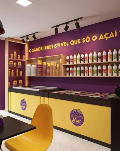 Móveis planejados para açaí 