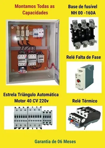 Estrela Triângulo Automática 40 Cv/hp 220 Volts