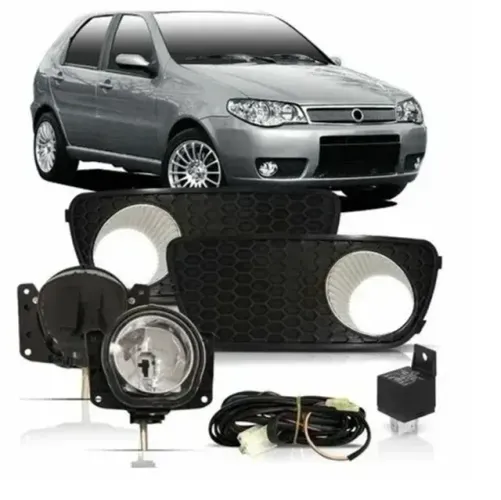 Kit Farol de Milha Neblina para o Fiat Pálio / Siena G3 Fire Economy Celebration