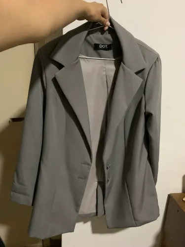 Blazer Cinza Dot