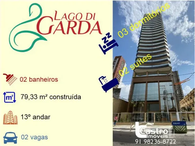 Lago Di Garda. 3/4. 2 Suítes. 2 Vagas. G.C143