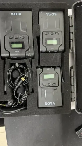 Microfone Lapela Boya Bywm8 Sem Fio