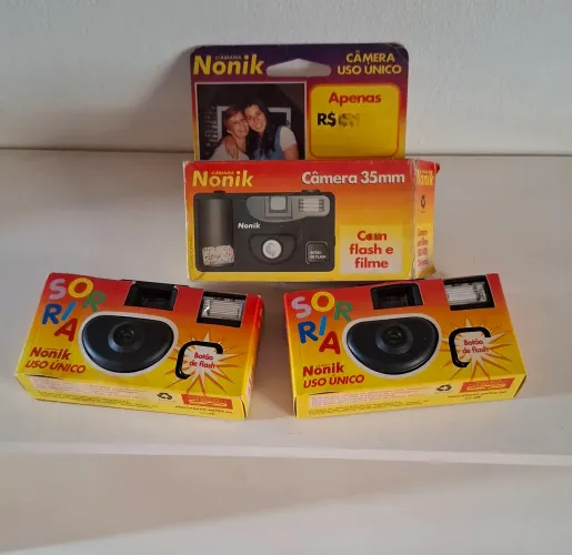 Câmera fotográfica vintage uso unico 