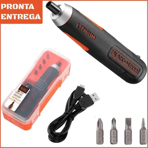 CHAVE PARAFUSADEIRA BLACK DECKER 4V