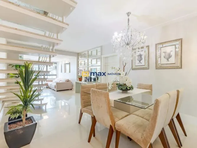 Cobertura duplex mobiliada com vista mar, 3 Suítes,à venda, Fazenda, Itajaí