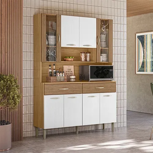 Kit Cozinha 100% MDF - 8 Portas