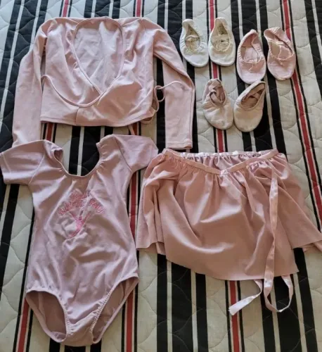 Roupas de ballet tamanho 4 a 6 anos
