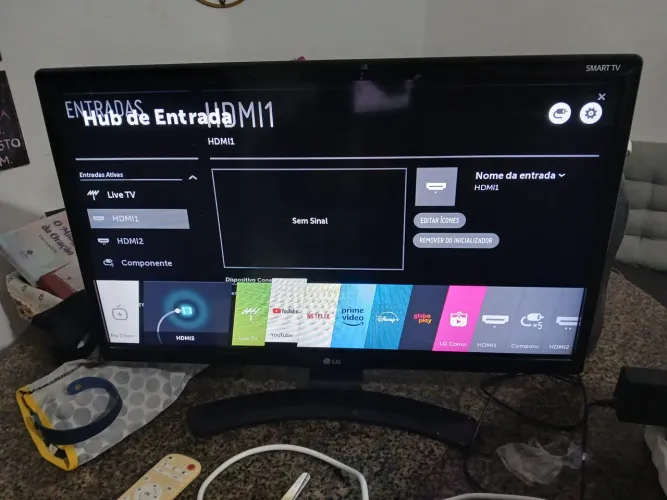 Smart Tv 24" LG LCD/Led em perfeito estado e funcionamento