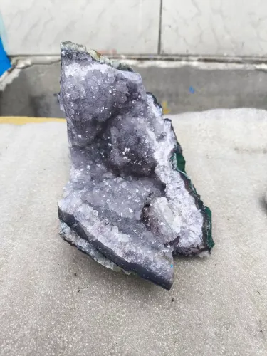 Pedra de Ametista semi círculo exclusividade