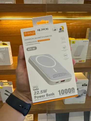 Carregador Portátil A'Gold 22.5W 10000mAh