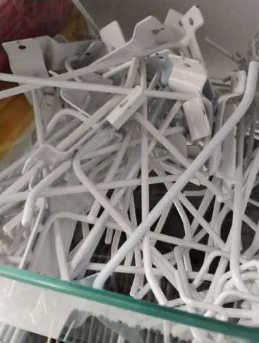 Gancho 15cm branco novo