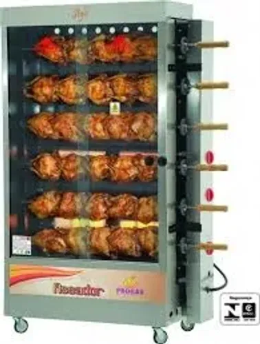 Frangueira 30 frangos queimador infravermelho - progás