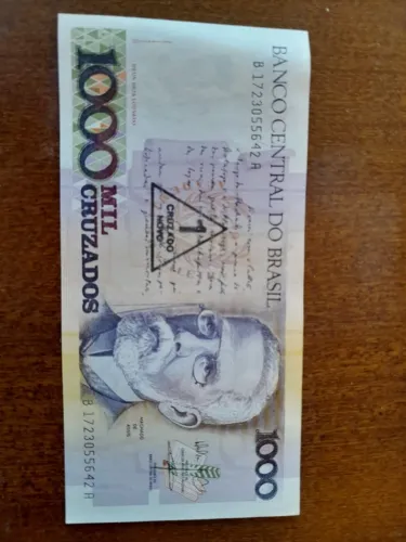 Cédula de 1000 cruzados 1989