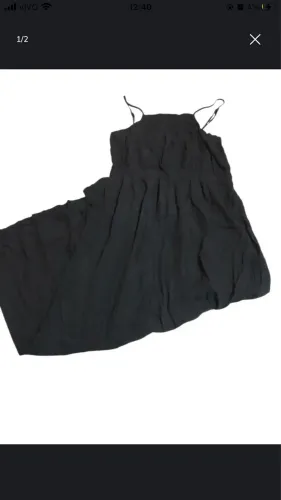 Vestido preto longo