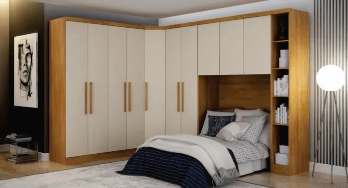 Roupeiro Modulado Solteiro 100%MDF t332