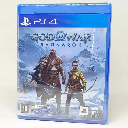 Mídia física game God of War Ragnarök PS4 - Novo