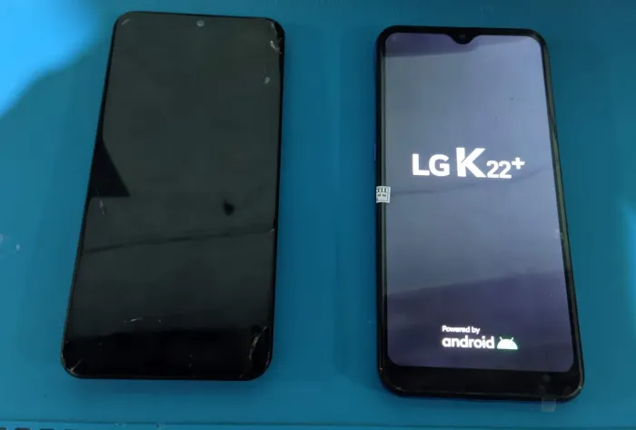 Troca de tela e Bateria celular LG em domicílio