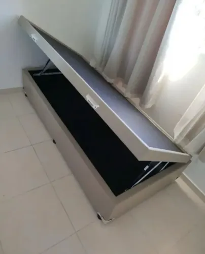 Cama Box Baú Solteiro Novo fazemos a entrega.