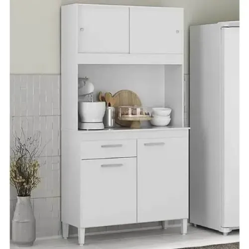 Armário de Cozinha Compacto - Branco Ceará ENTREGA HOJE !!!