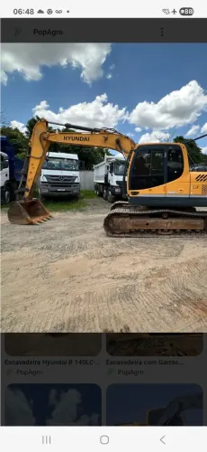 Motor Perkins 1104 escavadeira Hyundai 140 LC