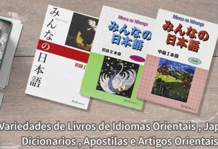 Quer aprender Japones ? livros de japones Minna no Nihongo