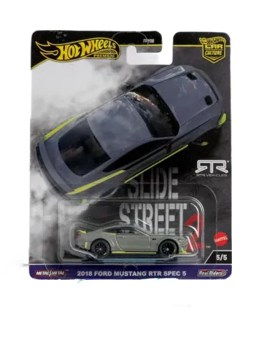 Hot Wheels Premium Car Culture 2018 Ford Mustang RTR Spec 5 Slide Street 2 