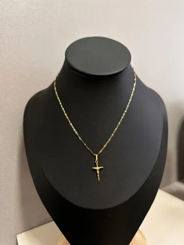 Corrente Piastrine de ouro 1.64g 18k procedência garantia eterna