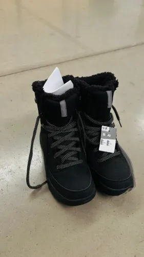 BOTA MASCULINA DE TRILHA IMPERMEÁVEL SH100 X WARM QUECHUA QUECHUA PRETA TAM 38 BR