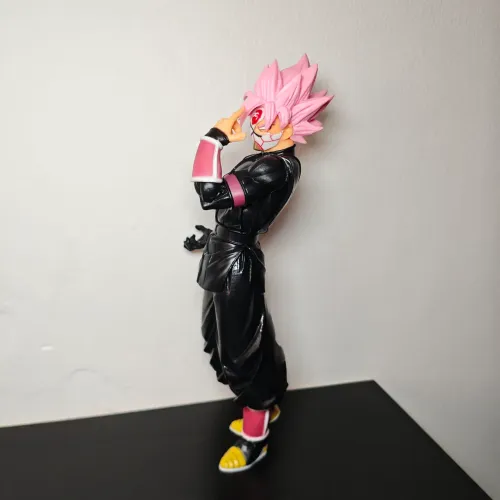 Action figure Goku Black Rosé 25cm - Dragon Ball Super | PVC Colecionável