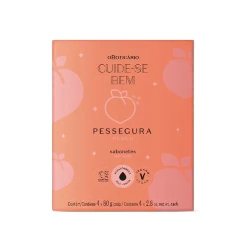 Sabonete em Barra Cuide-Bem Pessegura 4x80g - $36,90