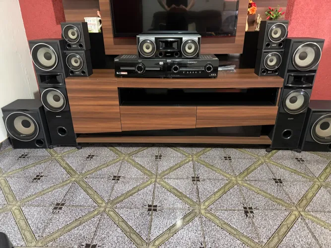 Home theater muteki 7.2 completo