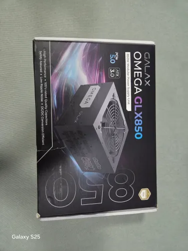 Fonte Galax Ômega GLX850, 850W, ATX 3.0
