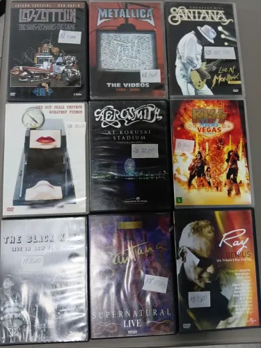 Dvd usado de rock