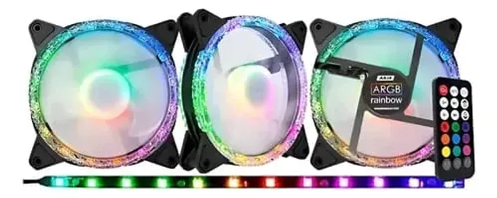 Kit 3 Fans K-Mex ARGB