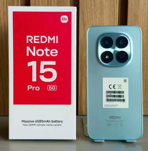 Lançamento Xiaomi Note 15 Pro 5G - Azul O brabo 08+512