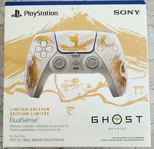 Dualsense PS5 Lacrado - Ghost of Yotei, God of War, Astro Bot