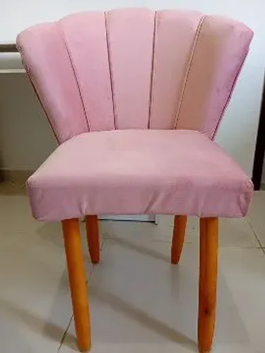 Cadeira aveludada