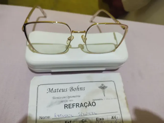 Armação de óculos grau elegante