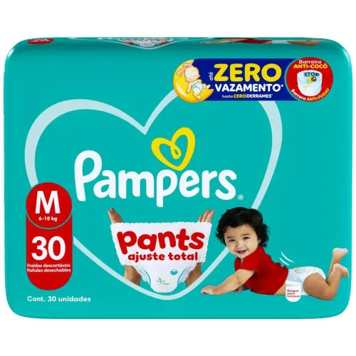 Fraldas Pampers e baby sec