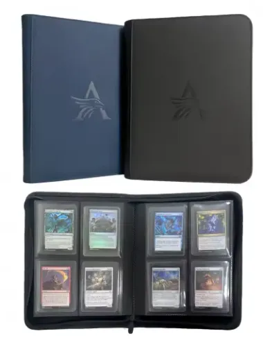 Fichário para Toploader 2x2 para 160 cards com toploader rigido cartas pokemon e tcg nova