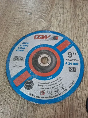 Disco de desbaste 9 polefadas