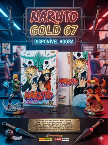 Naruto Gold Volume 67 Panini - Papel Offset (Estado De Banca)
