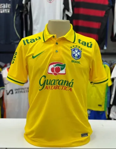 Camisa Polo Seleção Brasileira Amarelo