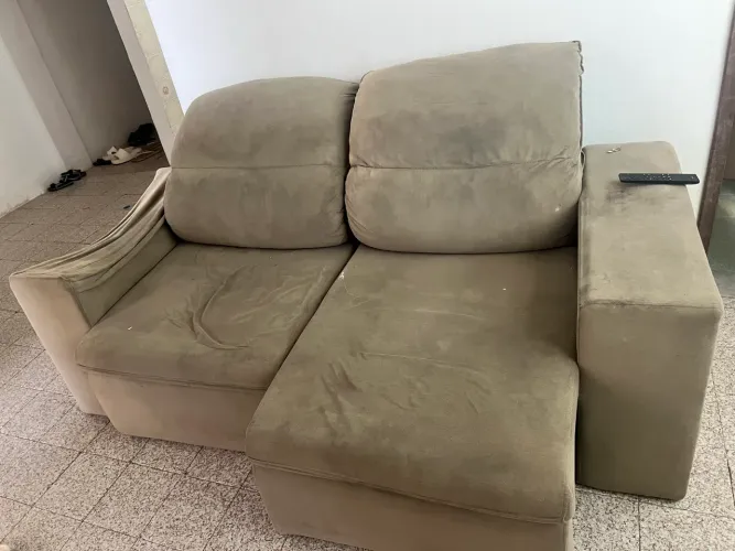 Sofá reclinável