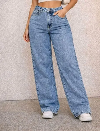 Calça Jeans Lavagem Clara